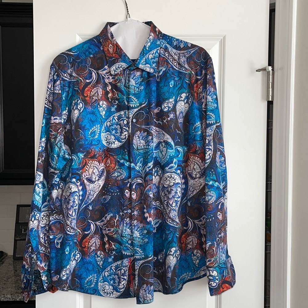 Classic Fit 2XL Robert Graham men shirt